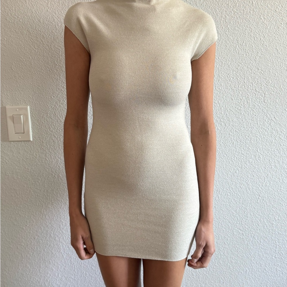 Zara Cream Midi Dress